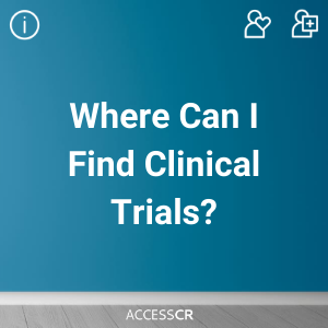 Where to find clinical trials